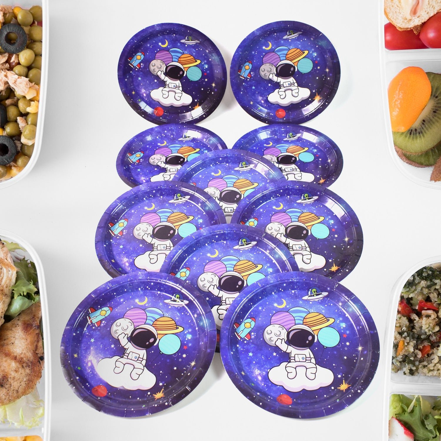 Disposable Paper Plates ñ Festive Birthday Set | JubileeJoy