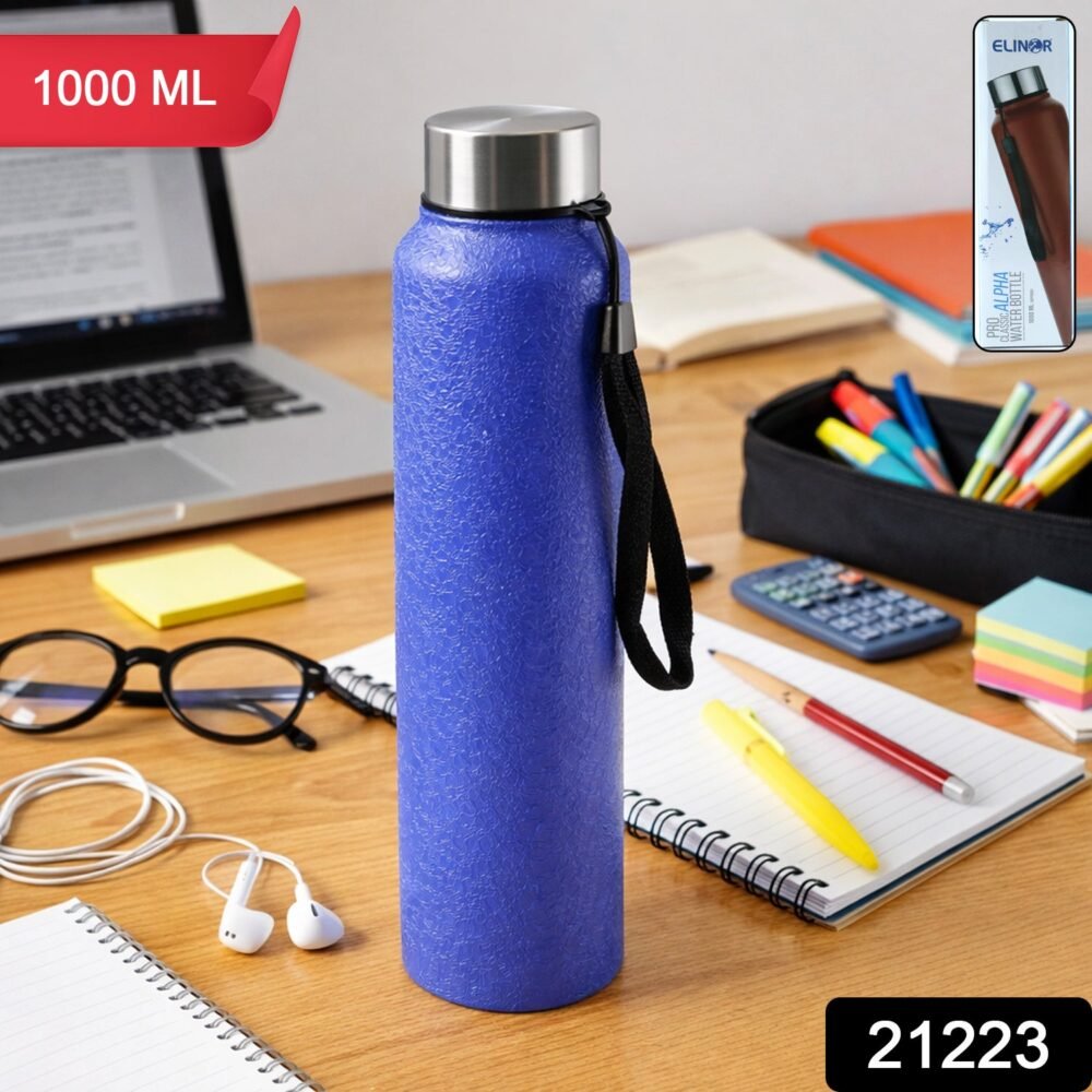 Stainless Steel Water Bottle 1000 ML – Leakproof & Durable