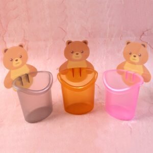 01_brush-holder.jpg Teddy Bear Toothbrush Holder – Cute Wall-Mounted Kids Organizer