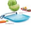 Cut 'n' Wash Multipurpose Cutting Board – Integrated Strainer & Knife