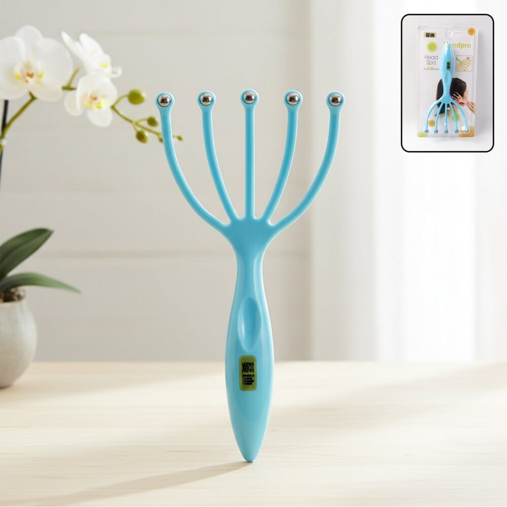 Five-Finger Head Massager – Stress Relief & Scalp Relaxation