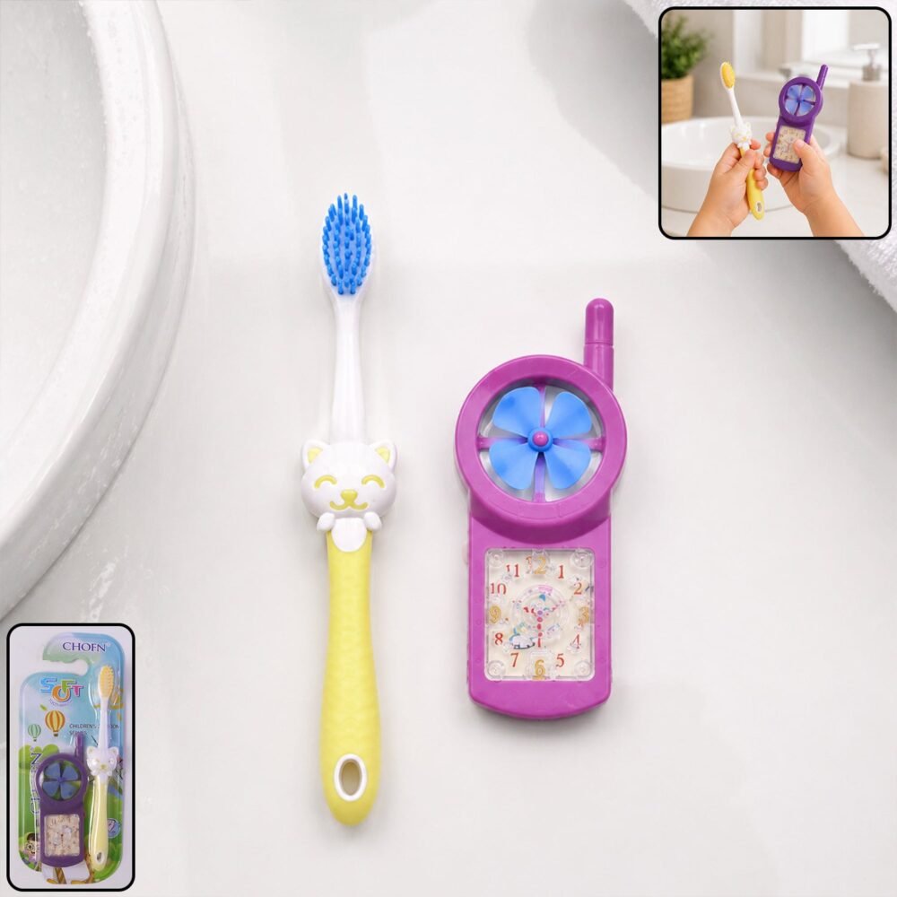 Kids Cartoon Toothbrush Set – Gentle & Fun Oral Care for Kids