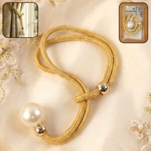 01_cf27b040-e55a-45d0-9a00-69e2141d6d7c.jpg Decorative Curtain Tieback – Elegant Pearl Accent & Braided Rope
