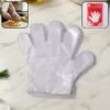 Disposable Plastic Gloves – 100 Pack for Food Safety & Cleaning