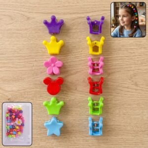 Mini Hair Claw Clips Set – Cute & Strong Grip Styling Accessories