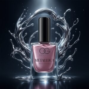 Purple Metallica Nail Polish – High-Shine & Long-Lasting 10 ML