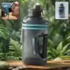 Water Bottle – Large Square Design with Handle for Easy Carrying