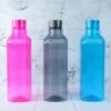 Transparent Fridge Water Bottles – Set of 3 BPA-Free Plastic