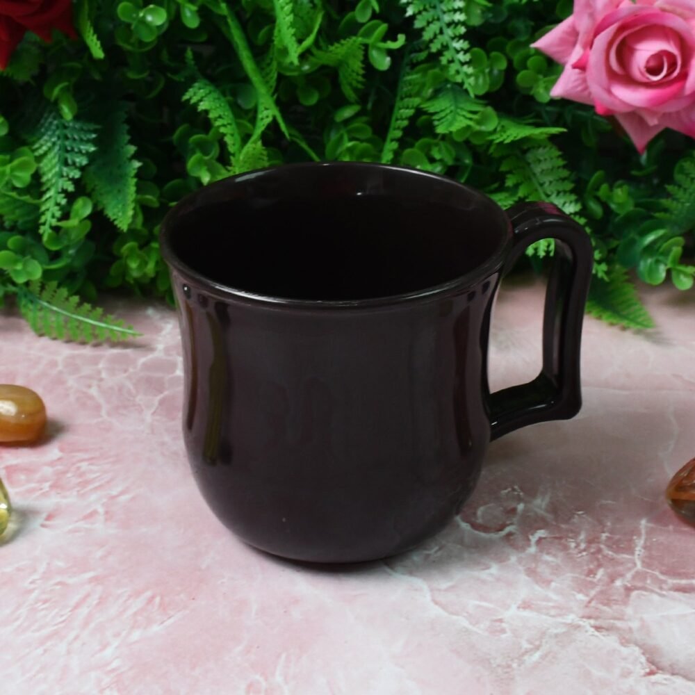 Plastic Coffee Mug – Durable Black Reusable Tea Cup | Mug Wala