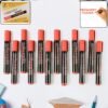 Permanent Red Marker Pen Set – Vibrant Waterproof Ink, 12-Pack