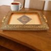 Rajwadi Decorative Serving Tray – Premium Antique Floral Design