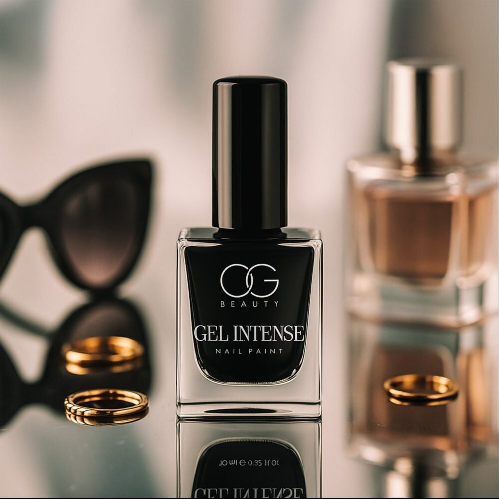Black Gel Nail Polish – Intense, Long-Lasting & Chip-Resistant
