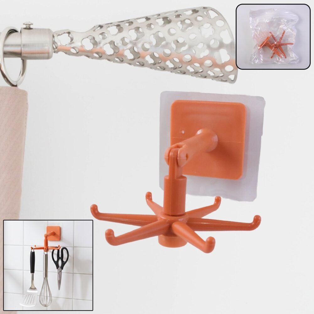 01_f06800ec-d929-4774-93b3-3fad046fe007.jpg Rotating Kitchen Utensils Hook Stand – Space-Saving Wall Organizer