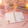 Cute Cartoon Spiral Diary – Compact & Durable Writing Journal