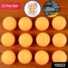 Table Tennis Balls – 3-Star Seamless Durable Set of 12