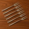 Stainless Steel Fruit Fork Set – Durable & Elegant 6 Pieces