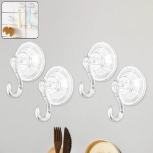 01_f70af764-6122-4d2a-9f80-a299e63bbb84.jpg Plastic Suction Cup Hooks – Strong Hold & Reusable 4-Pc Set