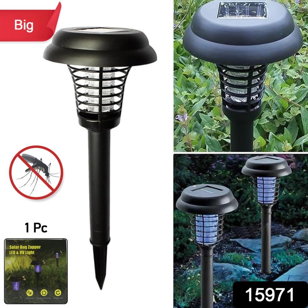 Solar Mosquito Trap Light – UV LED Solar Powered Bug Zapper