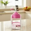 Manual Portable Pink Gola Maker – Hygienic Ice Slush Maker