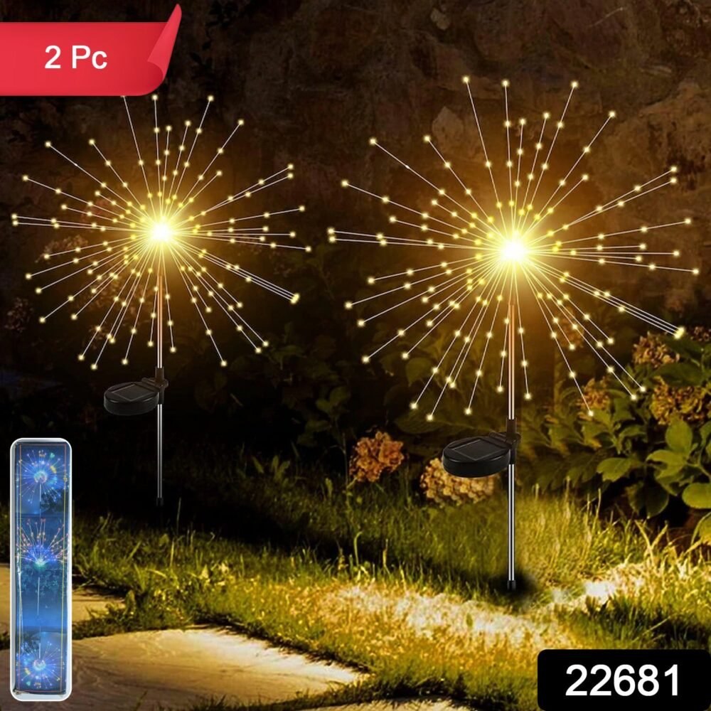 Decorative Solar Firework LED Garden Lights – Waterproof Outdoor Sparkler