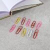 Vinyl-Coated Paper Clips – Colourful, Rust-Resistant Set (10 Pcs)