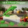 14-in-1 Vegetable Chopper – Multipurpose Fruit & Veg Slicer Set