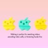 Mobile Stand with Pen Holder – Apple-Shaped Desk Organizer 3 Pc
