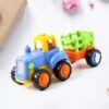 Construction Vehicle Toy Set – 4-Piece Durable Mini Trucks for Kids