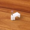 8mm Nail Cable Clips Set – Durable Plastic Wire Holders