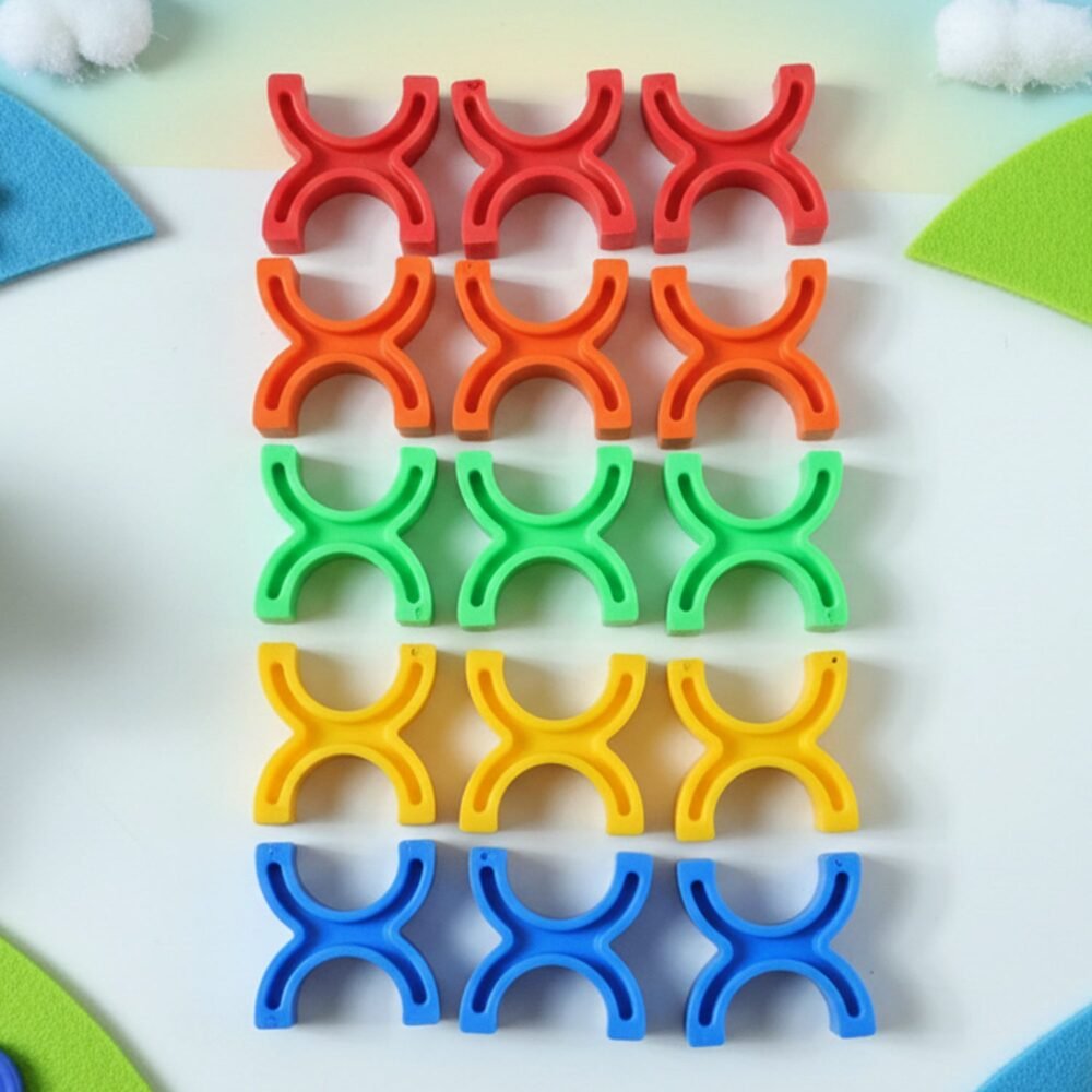 Balanced Blocks Stacking Toy – Boosts Creativity & Motor Skills