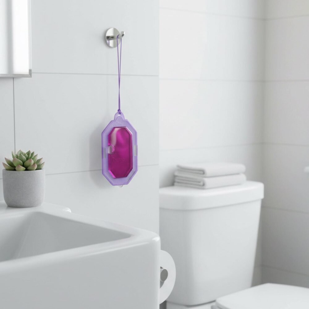 Hanging Lavender Gel Air Freshener – Long Lasting & Compact