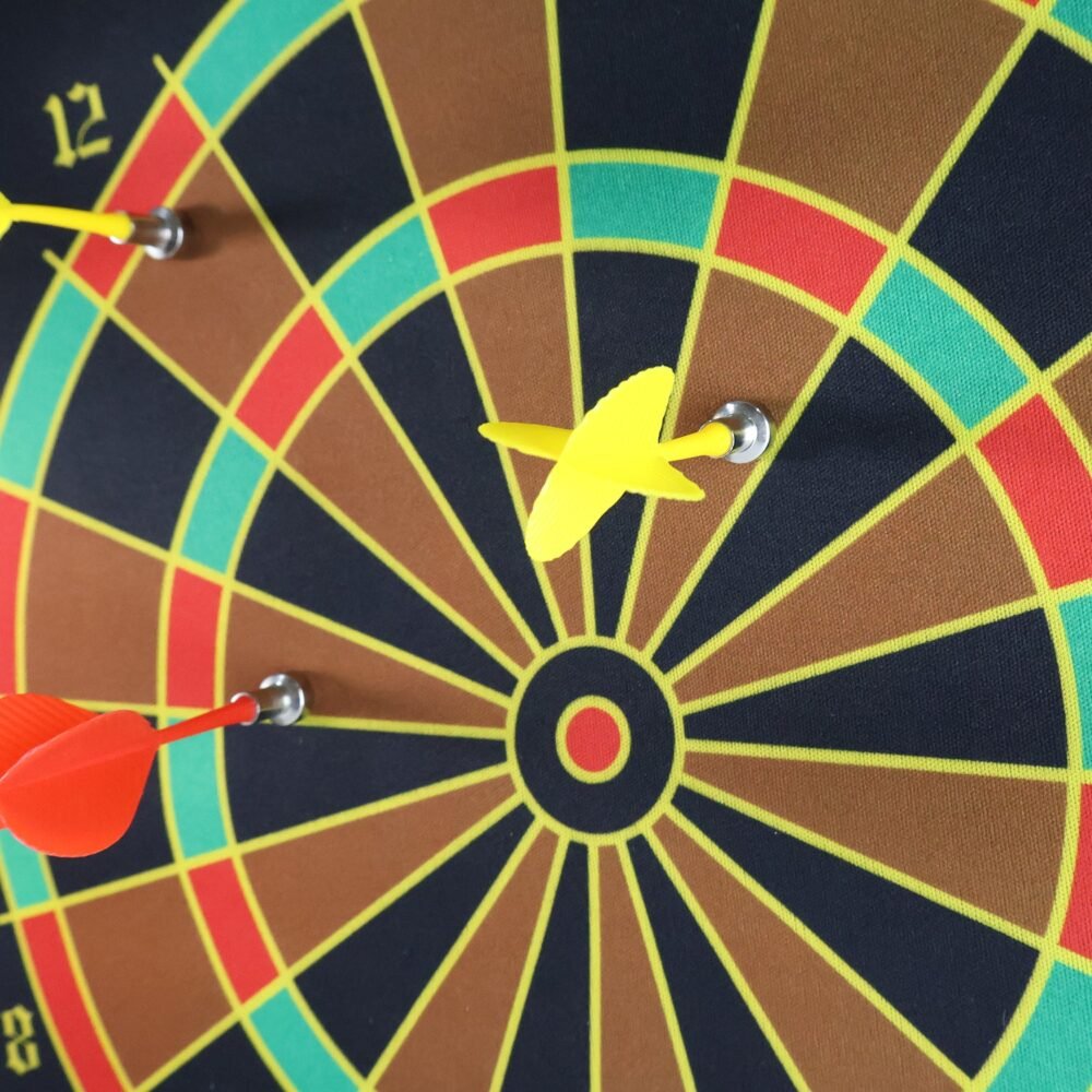 Roll-Up Dartboard Game – Portable Double-Sided Target Mat