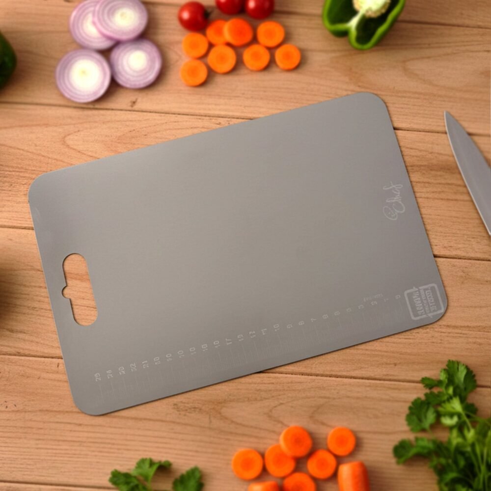 02_596e89d7-3222-4c8e-b067-ea9eb7ce099c.jpg Large Stainless Steel Cutting Board – 31x20.5cm with Scale