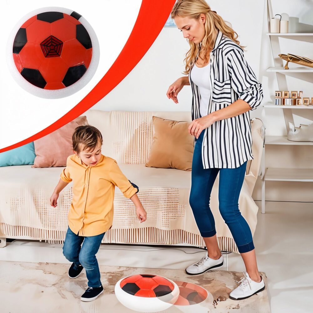 Hover Soccer Ball Toy – Safe Indoor Play with Foam Bumper