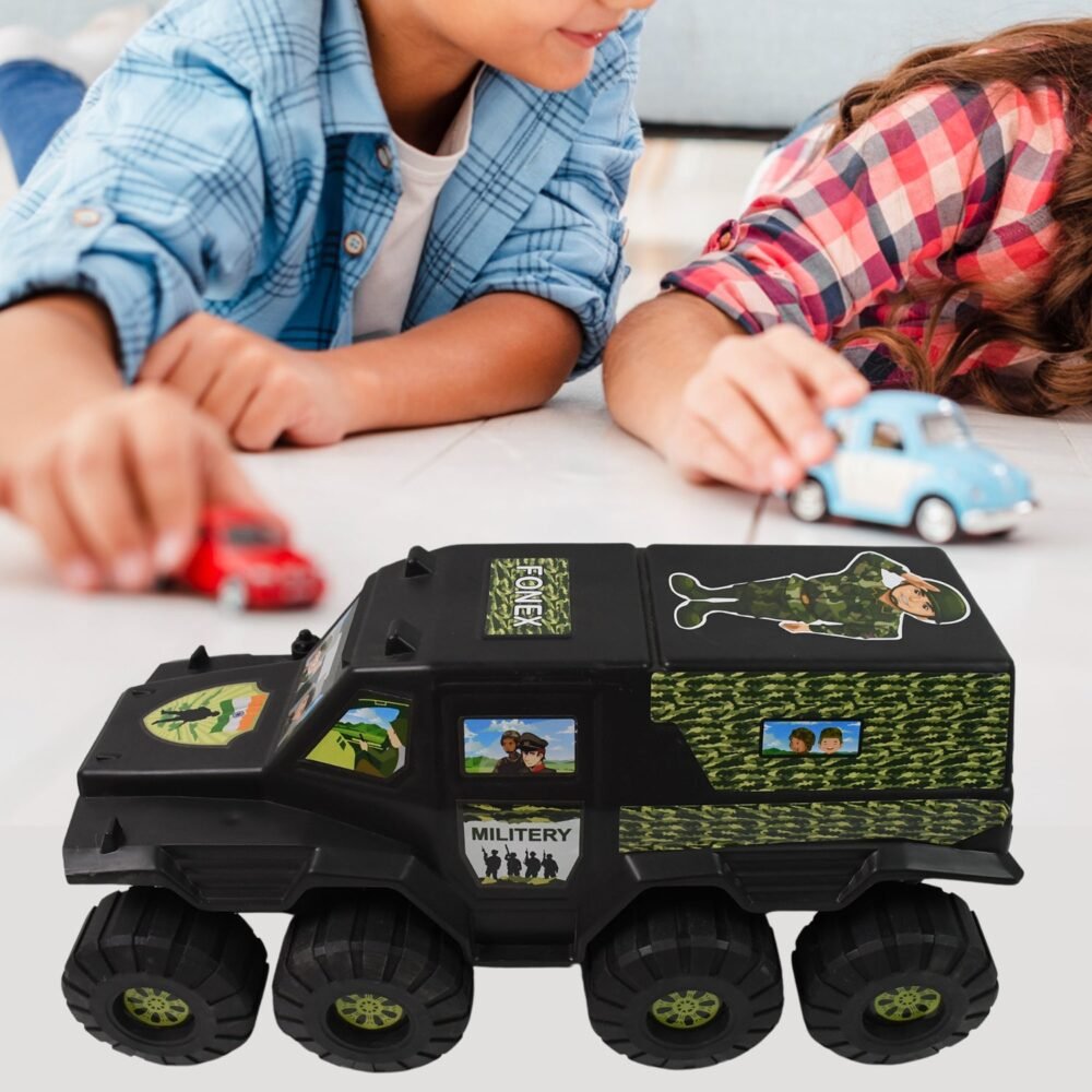 02_715e65a9-ce2d-4fa2-a994-bbd97350f753.jpg Military Toy Car ñ 8-Wheel Plastic Army Vehicle | Brain Horizon