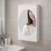 Rotating Bathroom Mirror Cabinet – Space Saving Wall Storage