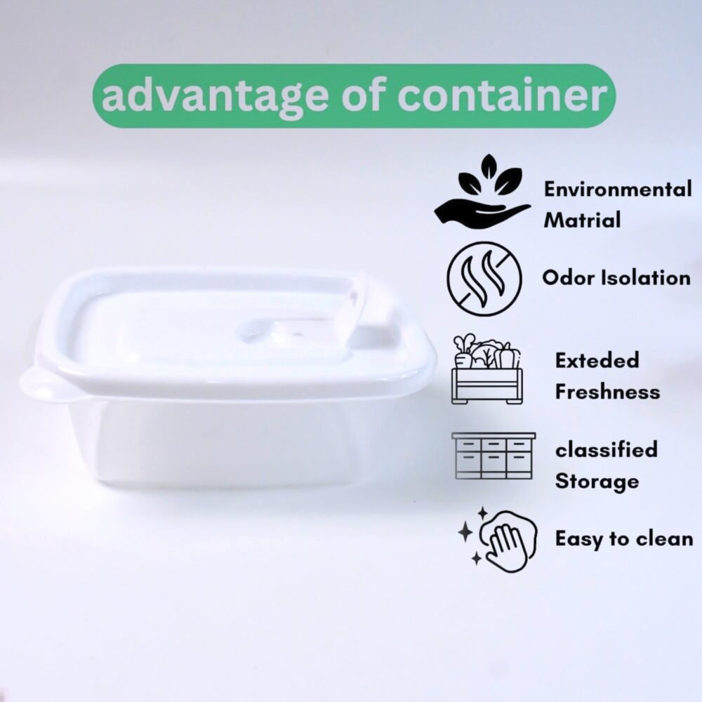 BPA-Free Food Storage Containers – Stackable 400ml Set of 4