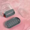 Soap Box Holder – Dust-Proof Lid & Detachable Drain Tray