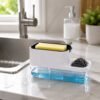 Dish Soap Dispenser & Sponge Holder – Compact & Durable | VelvetBubbles