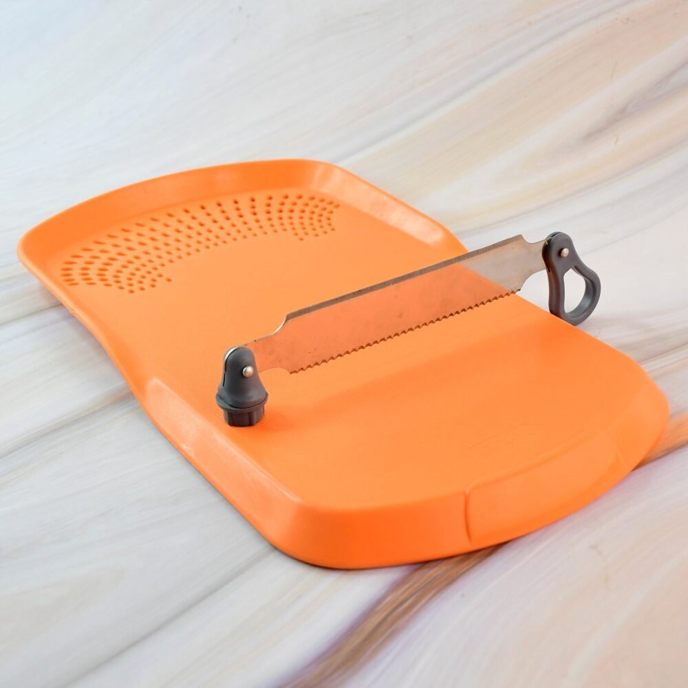 Cut 'n' Wash Multipurpose Cutting Board – Integrated Strainer & Knife