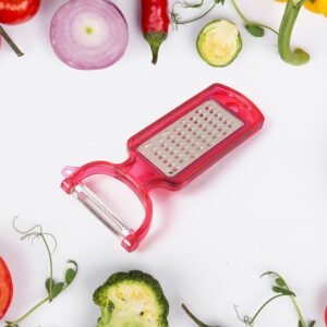 Stainless Steel 2-in-1 Kitchen Peeler for Easy Food Prep
