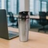 Stainless Steel Gym Shaker Bottle – 1000ml Leak-Resistant Flip Lid