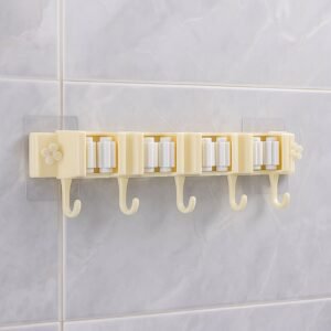 02_broom-holder.jpg Broom & Mop Holder – Self-Adhesive Wall-Mount Organizer