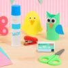Kids Crafting and Stationery Set – Safe 4-Piece Creative Kit