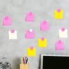 Pink Board Magnet Button – Durable 30mm Plastic Circle
