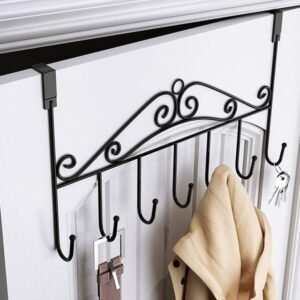 02_d2e3c05b-b704-4737-ad6b-27674f5b3b32.jpg Over Door Hanger Rack ñ 7 Hooks Metal Organizer | Indo Glow
