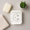 Wall Mounted Soap Dish Holder – Self Adhesive with Drainage