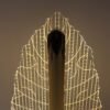 LED Table Lamp – Elegant Leaf Design with USB Rechargeable Base