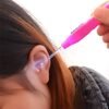Pink LED Ear Pick with Flashlight and Tweezer – Safe Ear Cleaning