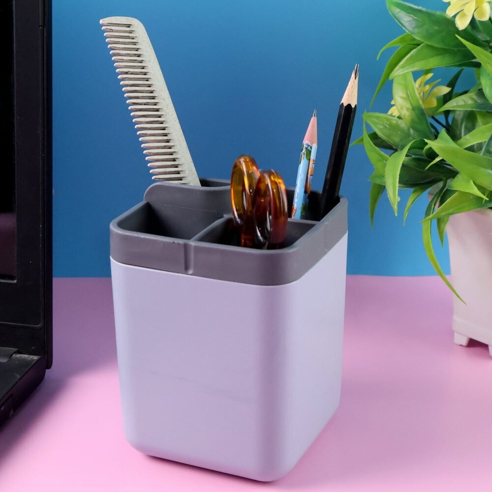 Multi-Compartment Desk Organizer – Durable & Space-Saving Holder